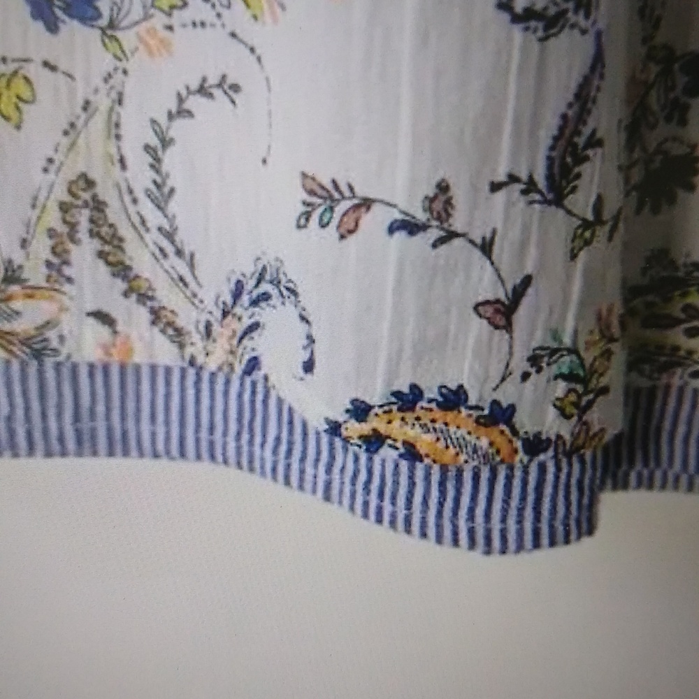 J. Jill XL knee-length multi-floral - Picture 7 of 8